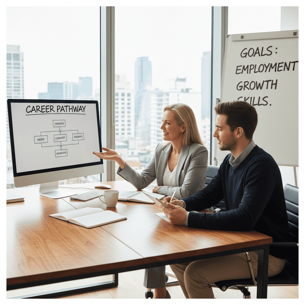 Career support meeting